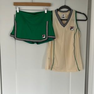 Fila Tennis/golf skirt and top